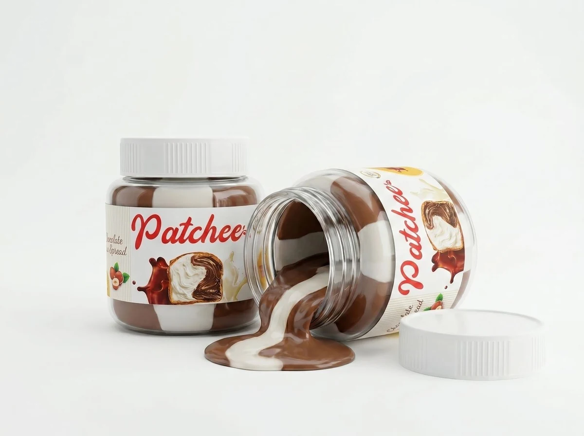 የPatchee ቸኮሌት ስፕሬድ ማሳያ