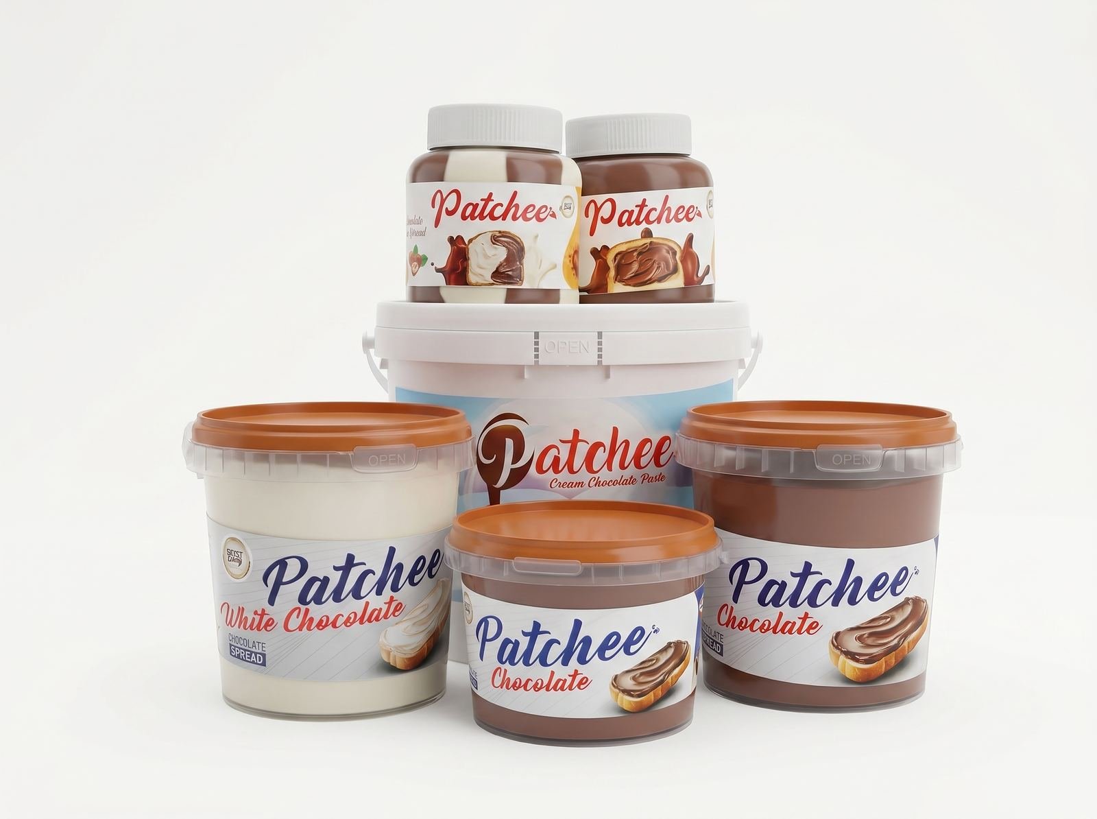 Patchee chocolate spread product family