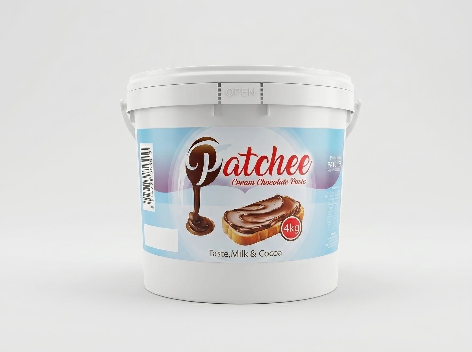 Patchee larger-format chocolate spread product